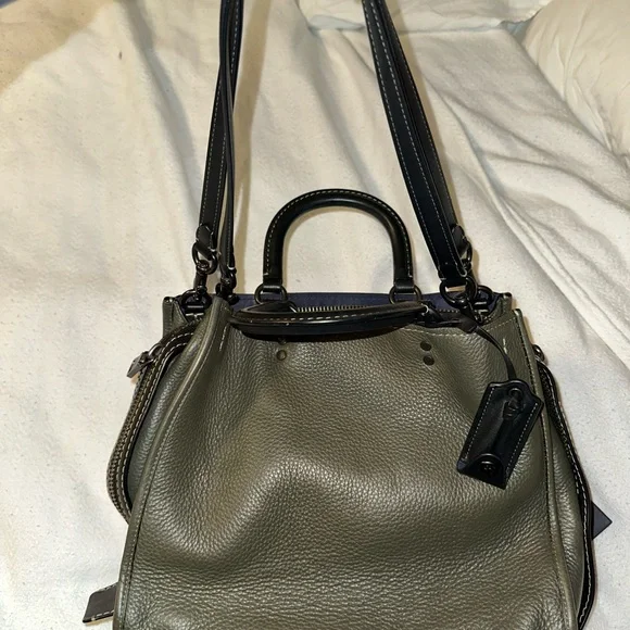 Coach Olive Green Rogue 25 bag - Picture 6 of 11